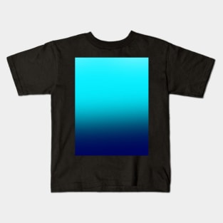 Blue ombré Kids T-Shirt